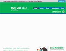 Tablet Screenshot of massmaildirect.com